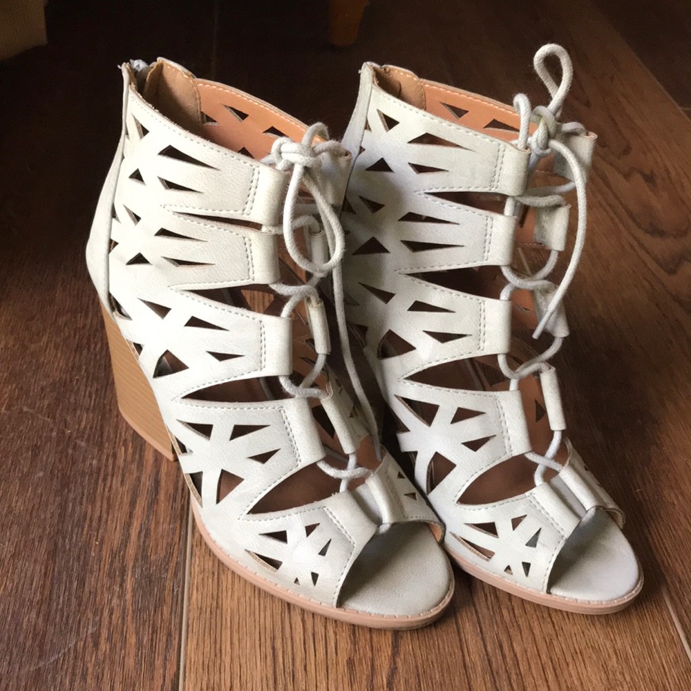 Cute lace up booties